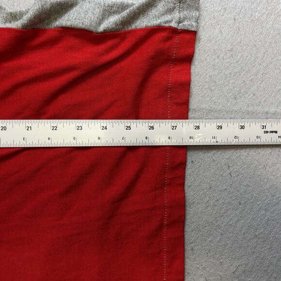 Vtg Nike Ohio State Buckeyes Shirt Mens Lg Single Stitch NCAA College Red Gray - Picture 5 of 8